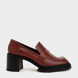 ペニーローファー パンプス 【再入荷】（Burgundy）