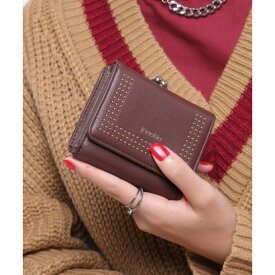 ジュエティ jouetie マイクロスタッズ がま口ミニ財布 （BRN）