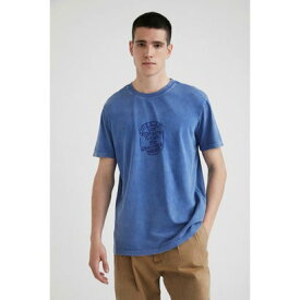 デシグアル Desigual メンズ Tシャツ半袖 BOONE （ブルー）