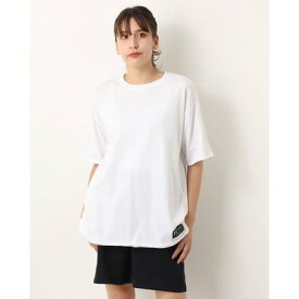 アンダーアーマー UNDER ARMOUR レディース 半袖Tシャツ UA Cotton Tunic Tee 1372735 （ホワイト）