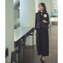 ルイルエブティック RUIRUE BOUTIQUE ノーカラージャケット＆オールインワンスーツ 2点 セットアップ パンツ フォーマ…