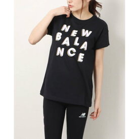 ニューバランス New Balance レディース 半袖機能Tシャツ クルーショートスリーブTシャツ_ AWT11191 （ブラック）