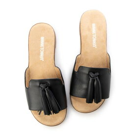 ミネトンカ MINNETONKA フラットサンダル lakeville （BLACK）