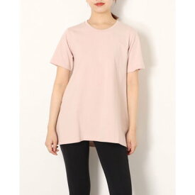 ティゴラ TIGORA レディース 半袖Tシャツ SMART USAコットンAラインチュニックTシャツ TRー9C2232TS （ピンク）