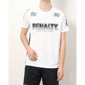 ペナルティ PENALTY メンズ サッカー/フットサル 半袖シャツ RAIZロゴプラシャツ_ハイスロゴプラシャツ PU2106 （ホワイト）