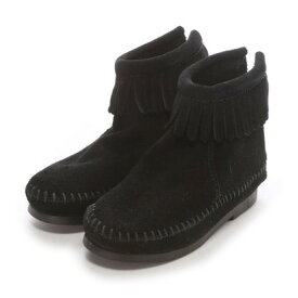 【Kid's】ミネトンカ MINNETONKA BACK ZIPPER BOOT（Black）