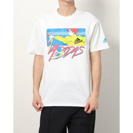 アディダス adidas メンズ 半袖Tシャツ TOKYO アートグラフィック 半袖 Tシャツ HI5937 （ホワイト）