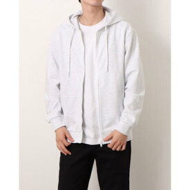 ゲス GUESS Unisex Hoodie Zip-Up （LGY）