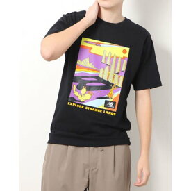 ニューバランス New Balance メンズ 半袖Tシャツ NB ATグラフィックTシャツ_ MT21509 （ブラック）