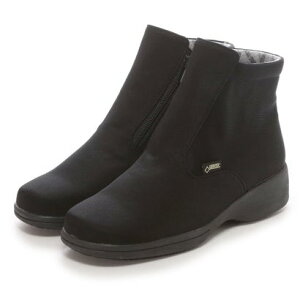 リバティーハウス Liberty House ゴアテックス透湿防水 内甲ファスナー付ショートブーツ LH-160(ブラック/ブラック)