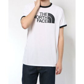 ザ ノース フェイス THE NORTH FACE メンズ 陸上/ランニング 半袖Tシャツ S/S Ringer Tee(ショートスリーブリンガーティー) NT32275 （ホワイト）