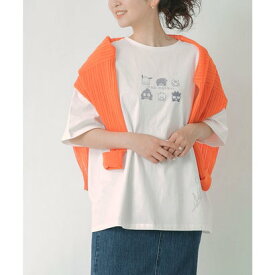 ティティベイト titivate 【サンリオコラボ】はぴだんぶいプリントビッグTシャツ （オフホワイト）