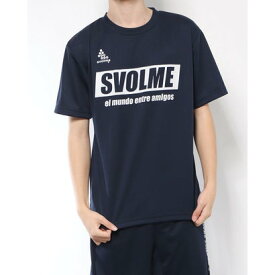 スボルメ SVOLME メンズ サッカー/フットサル 半袖シャツ シンプルロゴプラT 1221-92600 （ネイビー）