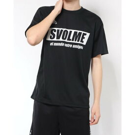 スボルメ SVOLME メンズ サッカー/フットサル 半袖シャツ シンプルロゴプラT 1221-92600 （ブラック）