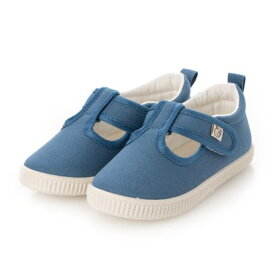 モンミミ monmimi 子供靴 スニーカー T-strap sneakers （BLUE）