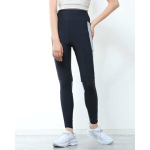 ナージージャパン NERGY JAPAN レディース フィットネス ロングパンツ サイドラインタイツ_ NJS-12160A (ネイビー)