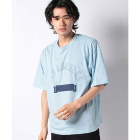 コーエン coen WプリントカレッジTシャツ （LT.BLUE）