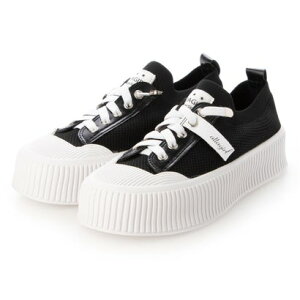 アタガール attagirl 厚底ストレッチメッシュスニーカー (ブラック)