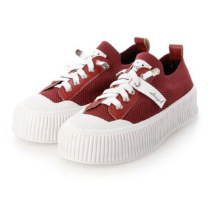 アタガール attagirl 厚底ストレッチメッシュスニーカー (レッド)