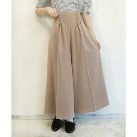 【an another angelus】 ピンタック使いワイドパンツ (フィント F i.n.t)（PINK BEIGE）
