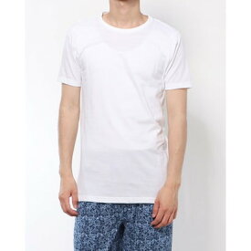 アクアスキュータム Aquascutum エジプト綿Tシャツ （ホワイト）