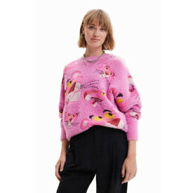 デシグアル Desigual Pink Panther セーター （ピンク/レッド）
