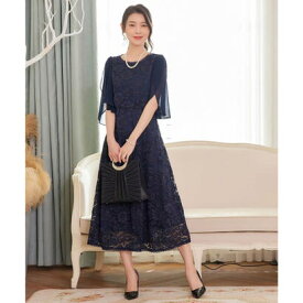ドレスプラス DRESS+ ドレス フォーマルワンピース フォーマルドレス パーティードレス （ネイビー）