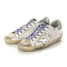 ゴールデングース GOLDEN GOOSE レザーローカットスニーカー（WHITE/ICE/SILVER/LIGHT GREEN）