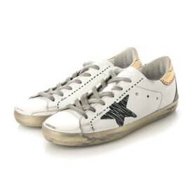 ゴールデングース GOLDEN GOOSE レザーローカットスニーカー（WHITE/BLACK/GOLD/ICE）