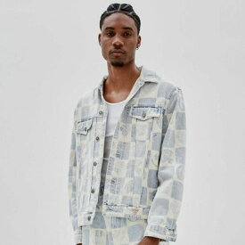 ゲス GUESS GUESS Originals x J Balvin Checkered Trucker Jacket （F73N）