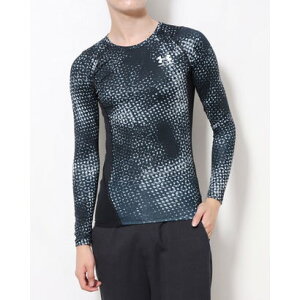 A_[A[}[ UNDER ARMOUR Y tBbglX RvbVCi[ UA HEATGEAR ARMOUR LONG SLEEVE PRINTED SHIRT 1375540