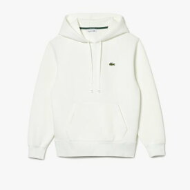 ラコステ LACOSTE プルオーバーパーカスウェットシャツ （ホワイト）