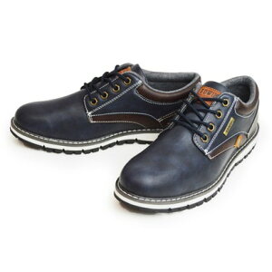 エドウィン EDWIN 防水設計 ブーツ メンズスニーカー ローカットスニーカー カジュアルシューズ 防滑 (ネイビー)