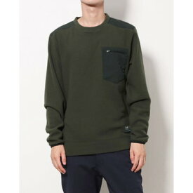 アンダーアーマー UNDER ARMOUR メンズ スウェットトレーナー UA MICRO FLEECE CREW 1375917 （グリーン）