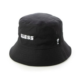 ゲス GUESS Logo Bucket Hat （BLK）