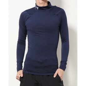 アンダーアーマー UNDER ARMOUR メンズ フィットネス 長袖コンプレッションインナー UA CG ARMOUR COMP MOCK 1366072 （ネイビー）