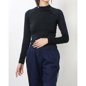 アンダーアーマー UNDER ARMOUR レディース フィットネス 長袖コンプレッションインナー UA COLDGEAR MOCK 1375496 (ブラック)