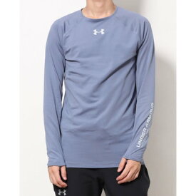 アンダーアーマー UNDER ARMOUR メンズ長袖コンプレッションインナーUA COLDGEAR EMPOWERED FITTED LONG SLEEVE SHIRT 1375913 （ブルー）