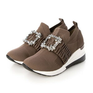 アタガール attagirl 厚底ビジュースニーカー (オーク)