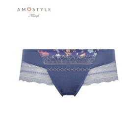 アモスタイル ハ?イ トリンフ? AMOSTYLE BY Triumph ボーイズレングス1388 サステナビリティプロジェクト made withリバティ・ファブリックス【返品不可商品】 （ブルー）