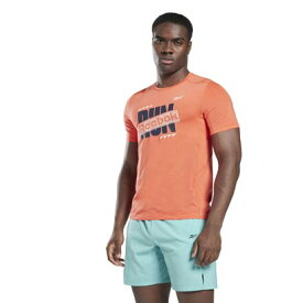 ランニング アクティブチル アスリート Tシャツ / Running Activchill Athlete T-Shirt （セミオレンジフレア）