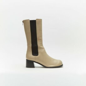 REGINETTA LEATHER BOOTS （ALMOND BEIGE）