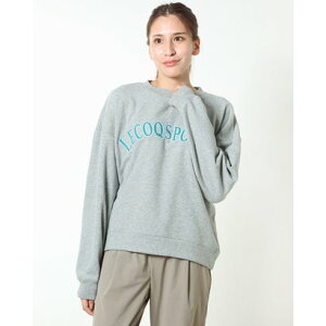 ���R�b�N�X�|���e�B�t le coq sportif ���f�B�[�X �X�E�F�b�g�g���[�i�[ �X�E�F�b�g�N���[�l�b�N QMWUJF41 �i�O���[�j