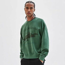 ゲス GUESS GUESS Originals Deer Crewneck Sweatshirt （PNGM）