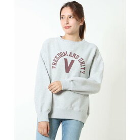 チャンピオン Champion レディース スウェットトレーナー CREWNECK SWEATSHIRT_ CW-W007 （グレー）