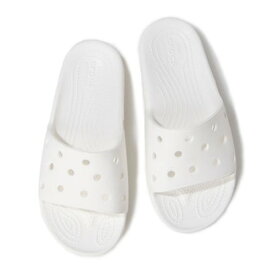 クロックス crocs Classic Crocs Slide （White）