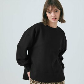 コカ coca ダンボール素材クルーネックスウェット （Black）