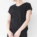 アクアガレージ aquagarage 選べるネック レディース サマーニット （ブラック）