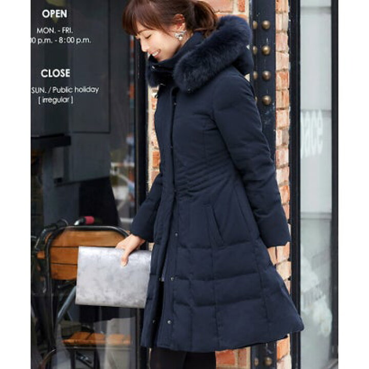 楽天市場】ルイルエブティック RUIRUE BOUTIQUE フォックスファー付き 