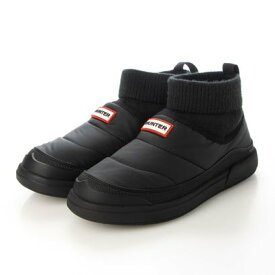 ハンター HUNTER レディース イン/アウト パッファーニットブーツ （BLACK）